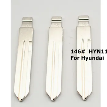146# HYN11 Prázdne Kovové Uncut Flip KD KEYDIY VVDI Diaľkové Tlačidlo Čepeľ Pre Hyundai MISTRA Auto Náhradného Kľúča shellParts