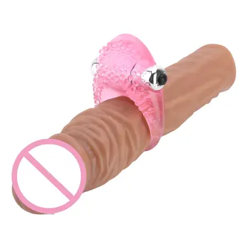 18+ Muži Gay Mužského Pohlavia nástroje SM Klitorisu Masér Kohút Silikónové Krúžky na Penis Vibračný Krúžok Oneskorenie Ejakulácie Dospelých Intímne Hračky