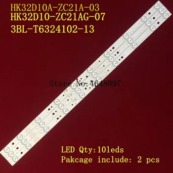 2 ks 10 lampa 625mm podsvietenie LED pásy pre HKC H32DB3100T pásy HK32D10A-ZC21A-03 3BL-T6324102-13