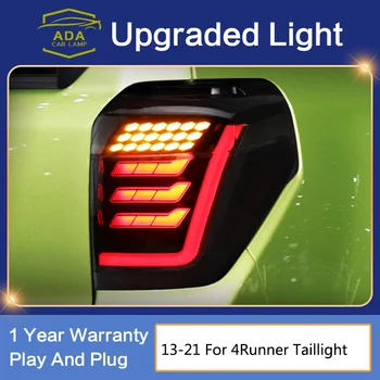2 ks Auto zadné svetlo 2012-2021 Pre Toyota 4RUNNER Transparentné/Hnedá DRL Reverzné Zadné Lampy, LED Hmlové Beží Parkovacie Svetlá