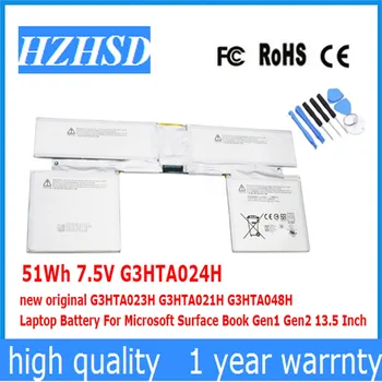 51Wh 7.5 V G3HTA024H nový, originálny G3HTA023H G3HTA021H G3HTA048H Notebook Batéria Pre Microsoft Surface Knihy Gen1 Gen2 13.5 Palec
