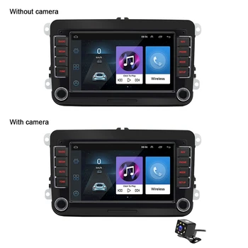 7 Palcový Auto Bluetooth Android GPS Navigácie HD autorádia MP5 Prehrávač Multimediálnych súborov Hosť vhodné pre Volkswagen