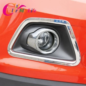 ABS Chrome Auto Hlavu Hmlové Svietidlo Osvetlenie Krytu Výbava Nálepka pre Ford Ecosport 2013 2014 2015 2016 2017 Príslušenstvo