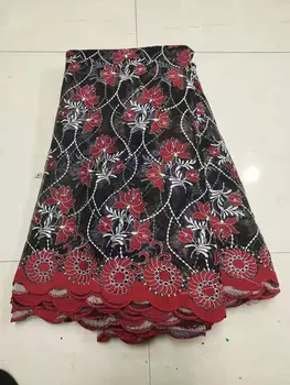 Africké Mlieko Hodváb Čipky Textílie Vyšívané Nigérijský 3d Kvet francúzskej Čipky Textílie Zelená Vysokej Kvality 2019 Tylu Čipky Textílie