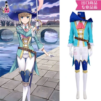 Anime Cos Osud/Grand Aby FGO Chevalier D'Eon Uniformy Kapitán Viktoriánskej Cosplay Kostým Úplné súbory C