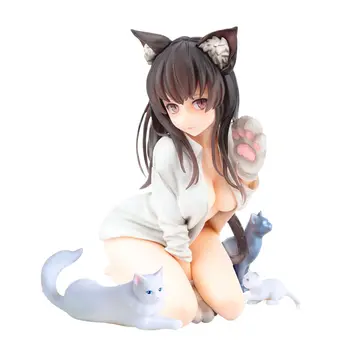 Anime Sexy Dievčatá Figúrka Cat Girl Mia Limited Edition 1/7 Kompletný PVC Akcie Obrázok Socha Zberateľskú Model Hračky, Bábiky Dary