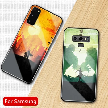 Art Design Útok Na Titan Telefón Kryt Pre Samsung Galaxy S10E S20 Fe S21 S22 Poznámka 8 9 10 20 21 Plus Ultra Tvrdeného Skla Prípade