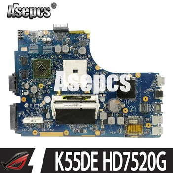 Asepcs Pre Asus K55DR K55DE Doska s HD7520G Diskrétnou grafickou Kartou