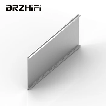 BRZHIFI 6061 Hliník Extrudovaný Profil DIY Audio Panel Časti Prispôsobiteľné Domáce Dekorácie Zariadenie Doska Prípade