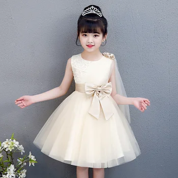 Dievčenské letné šaty letné sukne, detské šaty kórejský priadza sukne dievčenské načechraný princezná šaty, detské šaty