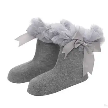 dieťa bowknot dievčatá princezná ponožky baby krásne horkú balet fáze ponožky deti strany nosenie batoľa čipky ponožka