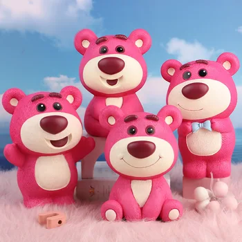 Disney Kawaii Jahoda Medveď Obrázok Živice Ornament vklady A výbery Detí Prasiatko k Narodeninám