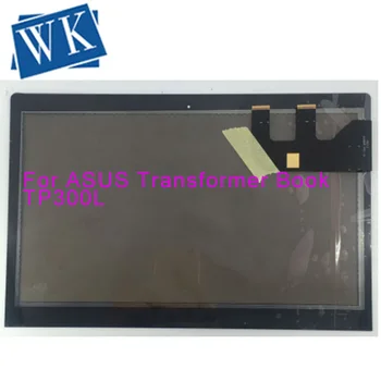 Doprava zadarmo s rámom pre ASUS Transformer Book Flip TP300 TP300LA TP300LD Dotykový Panel Obrazovky Náhradný Notebook Digitalizátorom.