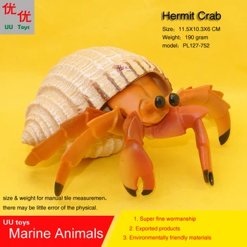 Horúce hračky Pustovník Krab Simulačný model Morské Živočíchy Mora Zvierat deti darček vzdelávacie rekvizity Akčné Figúrky
