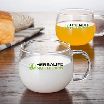 in 400 ml Herbalife výživy žiaruvzdorné sklo môže vody pohár tvorivé ľadová káva koks pohár mlieka, šťava pohár námestie úst pohár