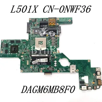 KN-0NWF36 0NWF36 NWF36 Vysokej Kvality Doske Pre DELL L501X Notebook Doske DAGM6MB8F0 GT435M 2G DDR3 100% Celý Pracovný Dobre