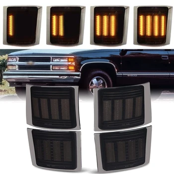 LED Predný Roh Bočné Obrysové Svetlo Lampy 1994-1998 Chevy C/K Sérii 1500 2500 3500/Tahoe/Prímestskej/Silverado/Pickup/Vozidlo