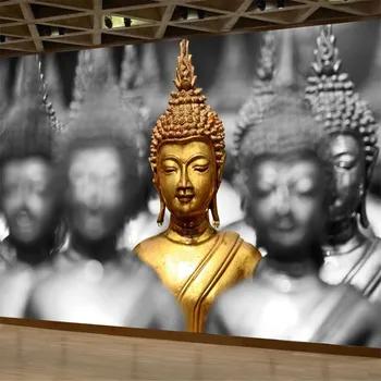 Milofi Vlastné Veľké 3D Tapeta nástenná maľba Sochu Budhu Pozadí Stene Obývacej Izby, Spálne, Dekoratívne Nástenné Maľby, Tapety
