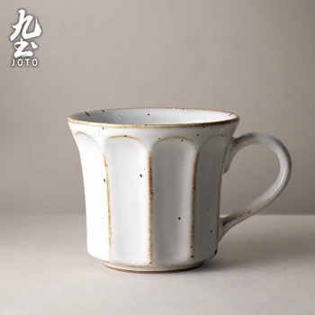 Minimalistický žiaruvzdorné Japonský Keramický Hrnček Dekorácie Cappuccino Šálka Kávy Príslušenstvo Prispôsobené Hrnček Tazas Pohár EH50MU