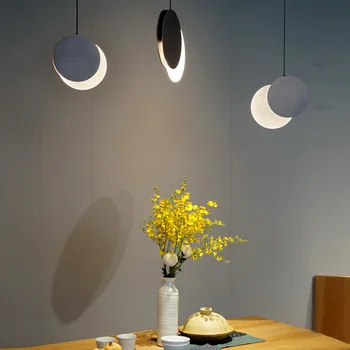 Nordic Jednoduché Bar Visí Lampa Farebný Prívesok Svetlo Reštaurácia, Spálňa, Nočné Osvetlenie Moderného Umenia A Kreatívneho Osvetlenia