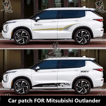 Nové auto samolepky PRE Mitsubishi Outlander 2023 telo vzhľad dekoratívny módne športové auto odtlačkový príslušenstvo