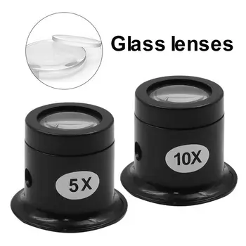 Okulára typ okulára sledovať opravy nástroj zväčšovacie sklo 5-krát 10-krát 15X 20X lupa zväčšovacie sklo