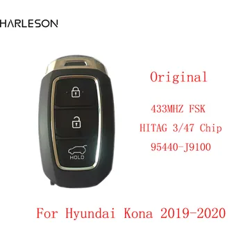 Originál s Núdzovým tlačidlo 2019 2020 Pre Hyundai Kona 3Button NCF29A1 HITAG 3 47 ČIP 95440-J9100 433.92 Mhz FSK