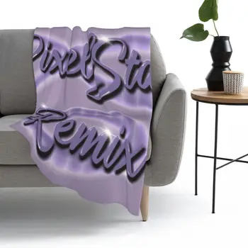 PixelStar Remix Hodiť Deka Fleece Hodiť Deka TV Prikrývky SofaBlanket Plyšové Flanelové Teplých postelí Na Domáce cestovné Dospelých dieťa