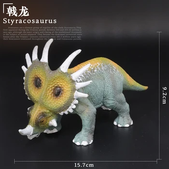 Prehistorických Jurský Dinosaurov Svete Styracosaurus Veľká Veľkosť Zvieratá Model Akčné Figúrky PVC Vysoko Kvalitné Hračky Pre Deti Darček