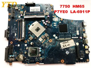 Pôvodný pre ACER 7750 7750G notebook doske HM65 P7YE0 LA-6911P testované dobré doprava zadarmo konektory