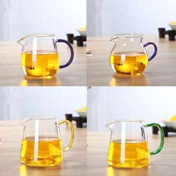 Reálna hrnček skla tepelne-odolné čaj ware Kung Fu čaj nastaviť Čaj Mora priehľadný pohár