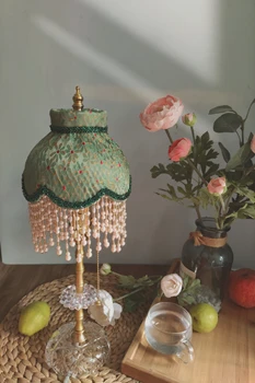 Ručné custom vintage zelená čerstvé obývacia izba dekoratívne svetlo spálňa nočné svetlo atmosféru kreatívny darček