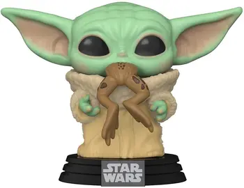 Star Wars Mandalorian Dieťa Yoda, Tras Hlavy Bábika Jesť Žaby 379# Vinylové Bábiky Obrázok Zber Model Hračky 10 cm