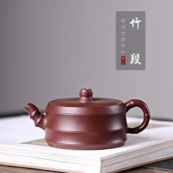 suroviny rudy, fialová blato, ručné banku, bambusové časti, čaj nastaviť, darčeková krabička, jeden pre dodanie, bambusové čaj hrniec výrobca