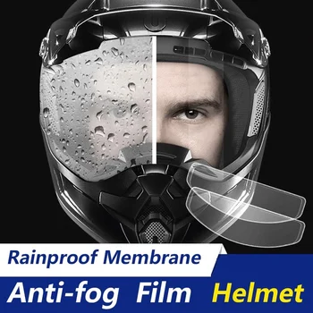 Univerzálne Motocyklové Prilby Anti-fog Film a Rainproof Film Odolný Nano Povlak Nálepky Film Prilba Príslušenstvo