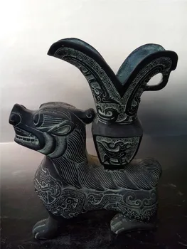 V číne, Antické Bronzové Výrobky Boh Zviera Fľašu